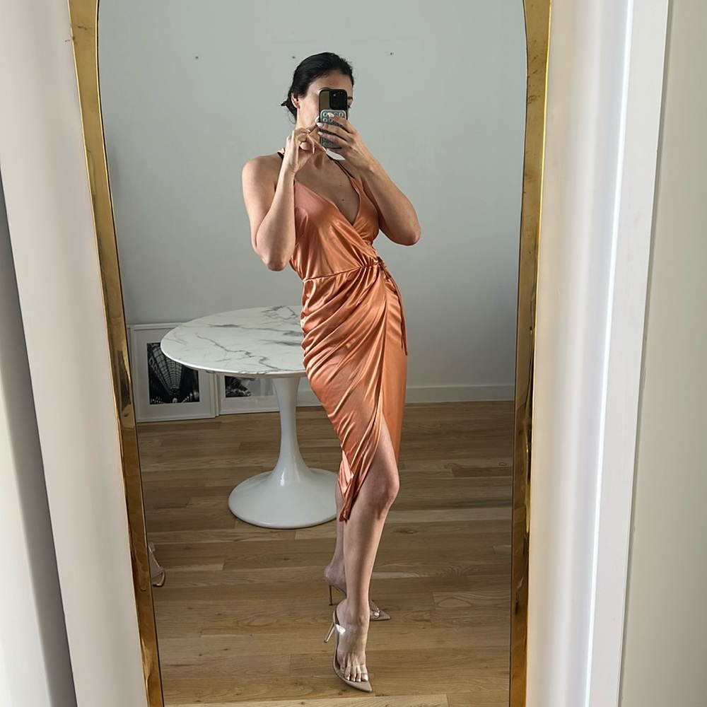 Dress (coral color) size S